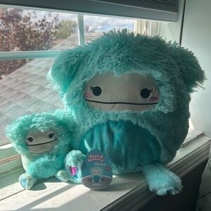 Squishmallow 12 inch Joelle Fuzzmallow with 5 inch Joelle Bundle